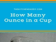 How Many Oz In A Cup